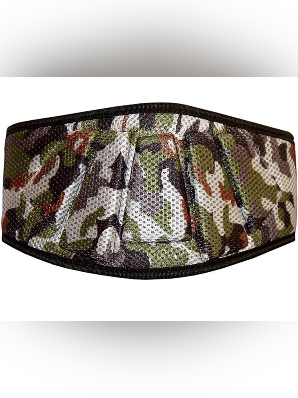 Iron Body Team 6” Weight Lifting Belt Camo Adjustable Gym Back Support